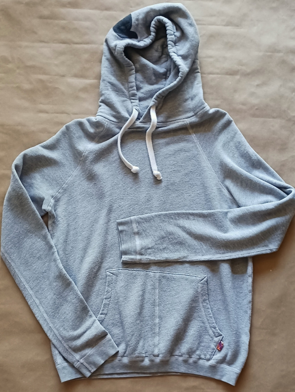 FreeCity Logo Gray Hoodie Kangaroo Pocket Sweatshirt Size 2 Medium